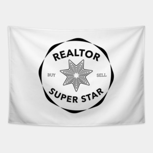 Real Estate Super Star Tapestry