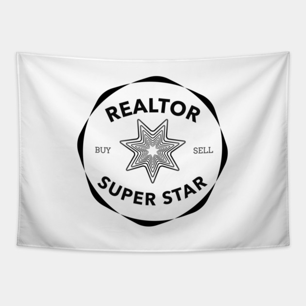 Real Estate Super Star Tapestry by REG