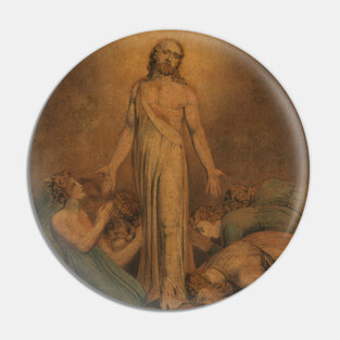 Christ Appearing to the Apostles after the Resurrection by William Blake Pin