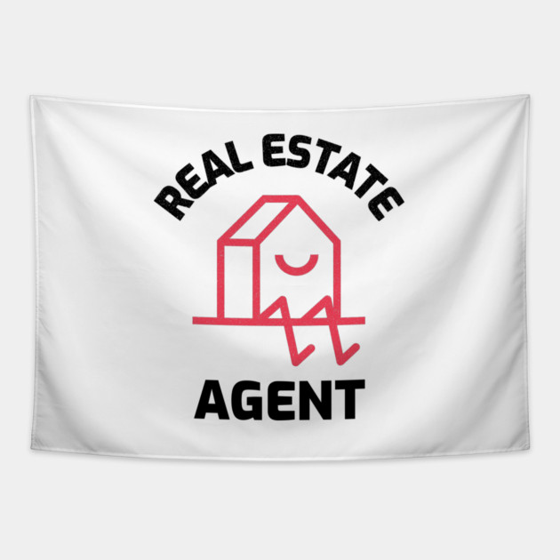 Real Estate Agent Tapestry by REG