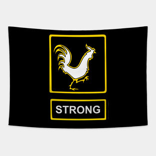 Cock Strong Tapestry
