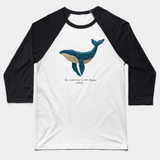 Whale Baseball T-Shirt