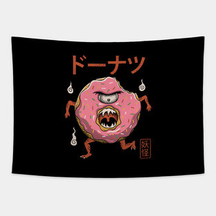 Yokai Donut Tapestry