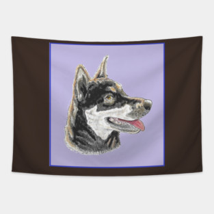 Angel the Husky Tapestry