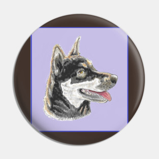 Angel the Husky Pin