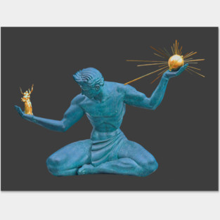 Spirit of Detroit Posters and Art