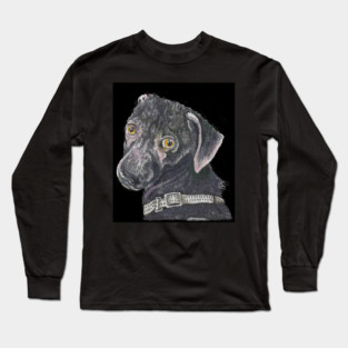 North, the fashion model dog Long Sleeve T-Shirt