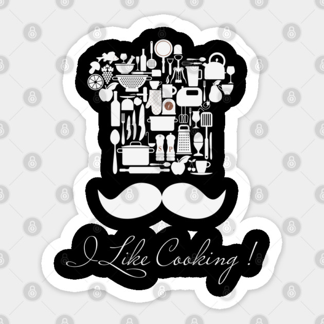 I like Cooking! Dad T-Shirt Father's Day Tee Shirt Gift Sticker by creative