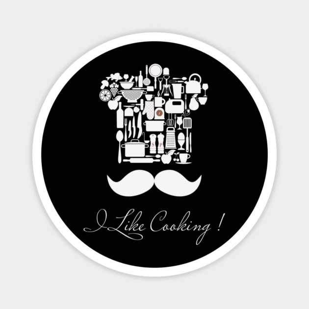 I like Cooking! Dad T-Shirt Father's Day Tee Shirt Gift Magnet by creative