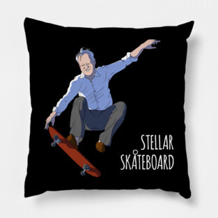 Stellar Skateboard! Pillow