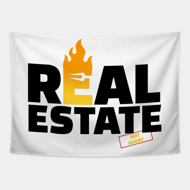 Real Estate Hot Agent Tapestry by REG