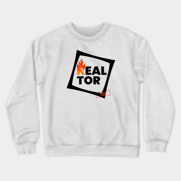 Real Estate Show Time Crewneck Sweatshirt by REG