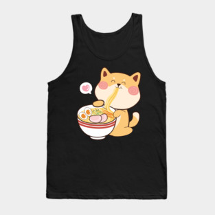 Ramen And Cats Tank Top