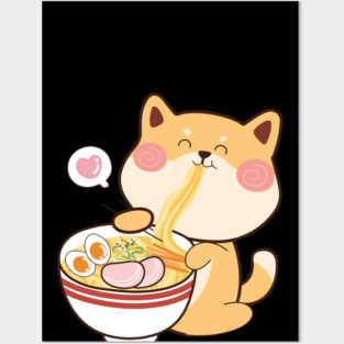 Ramen And Cats Posters and Art