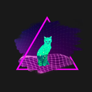 Vaporwave Cat T-Shirt
