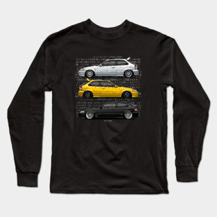 Civic's Ek - Type R Long Sleeve T-Shirt