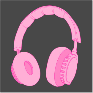 Headphones Posters and Art