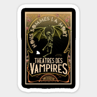 Theater of the Vampires Sticker