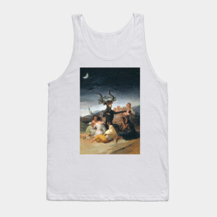 Witches Sabbath by Francisco Goya Tank Top