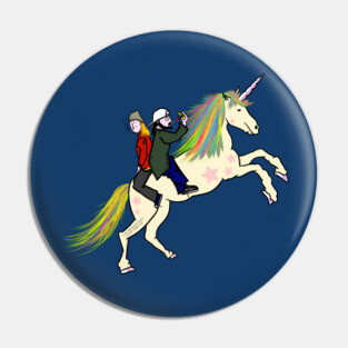 Jay and Silent Bob Unicorn Pin