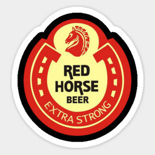 Red Horse Sticker
