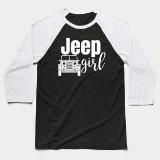 Jeep Girl Baseball T-Shirt