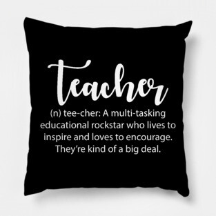 Teacher Definition Pillow