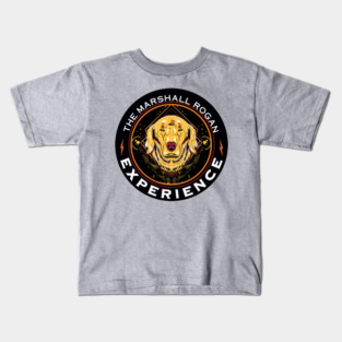 Th Marshall Joe Rogan Experience Logo Parody. Kids T-Shirt