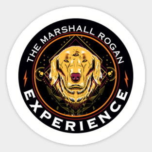Th Marshall Joe Rogan Experience Logo Parody. Sticker