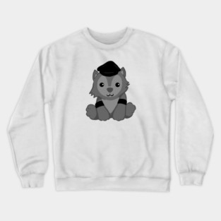 Leather Wolf Crewneck Sweatshirt