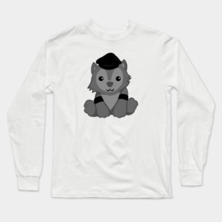 Leather Wolf Long Sleeve T-Shirt