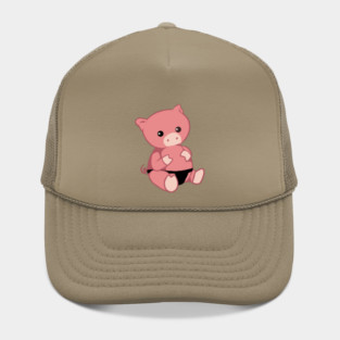 Leather Pig Hat