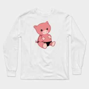 Leather Pig Long Sleeve T-Shirt