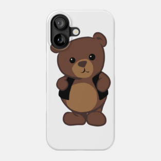 Leather Bear Phone Case