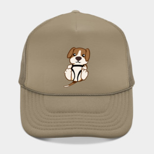 Leather Pup Hat