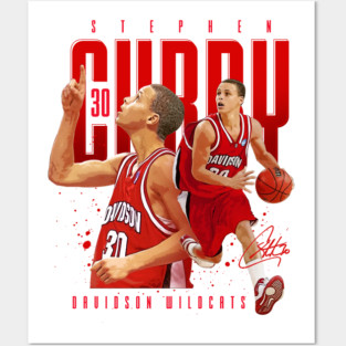 Steph Curry Davidson Posters and Art