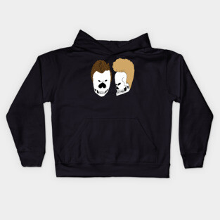 Beavis And Butthead Skulls Kids Hoodie