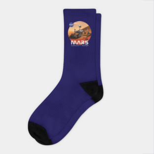 Mars Rover Curiosity 10 years Socks