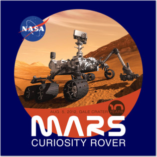 Mars Rover Curiosity 10 years Posters and Art