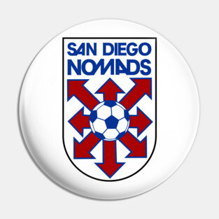 Defunct San Diego Nomads Soccer 1986 Pin