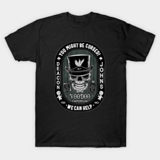 Deacon Johns Voodoo Emporium Voodoo Skull T-Shirt