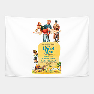 The Quiet Man Movie Poster #1 Tapestry