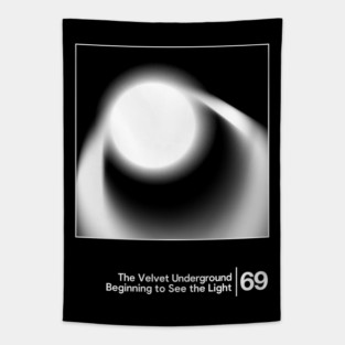 The Velvet Underground / Minimal Style Graphic Artwork Tapestry
