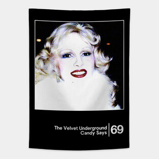 The Velvet Underground - Candy Says / Minimal Style Graphic Artwork Tapestry