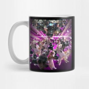 Disco Cats Dancing, Cat Dance, Funny Cute Mug