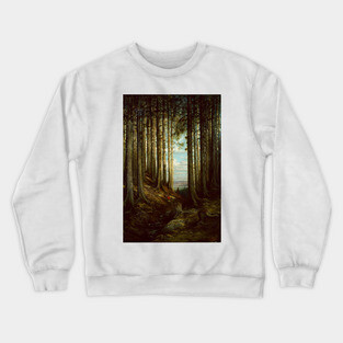 Alpine Scene by Gustave Dore Crewneck Sweatshirt