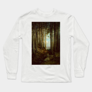 Alpine Scene by Gustave Dore Long Sleeve T-Shirt