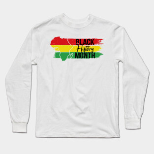 Black history Month, Black History, BLM Long Sleeve T-Shirt
