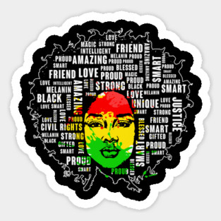 Black Woman, Black Women, Black history Sticker