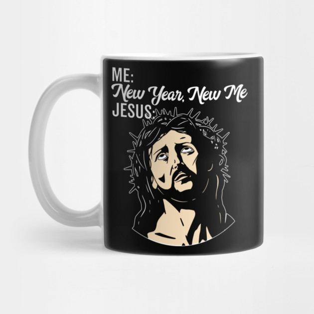 Funny Eyerolling Jesus Meme New Year New Me Jesus Eyeroll by belownormal